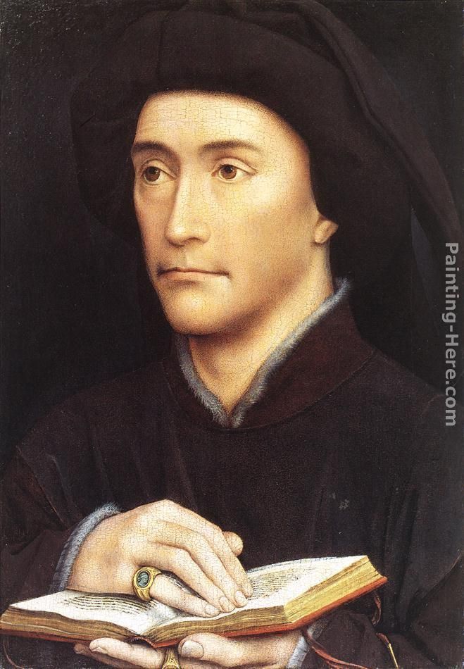 Rogier van der Weyden Portrait of a Man holding a book